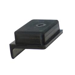 Rubber cap for sideboard edging locks 40x25mm